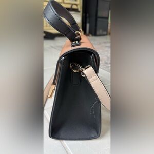 Dune London Black and Tan Shoulder Bag